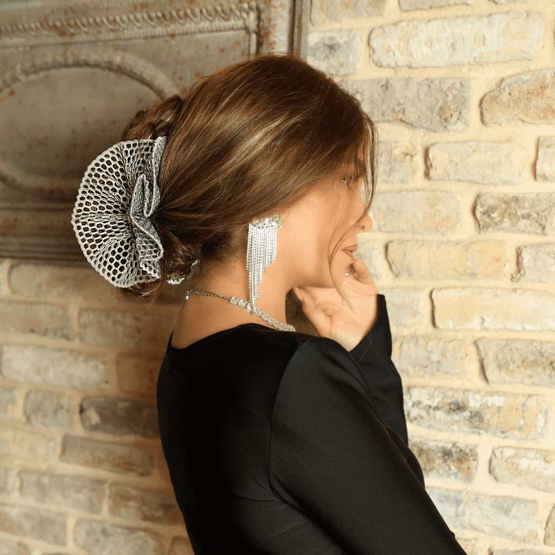 גומייה מטאלית – כסף רשת 3