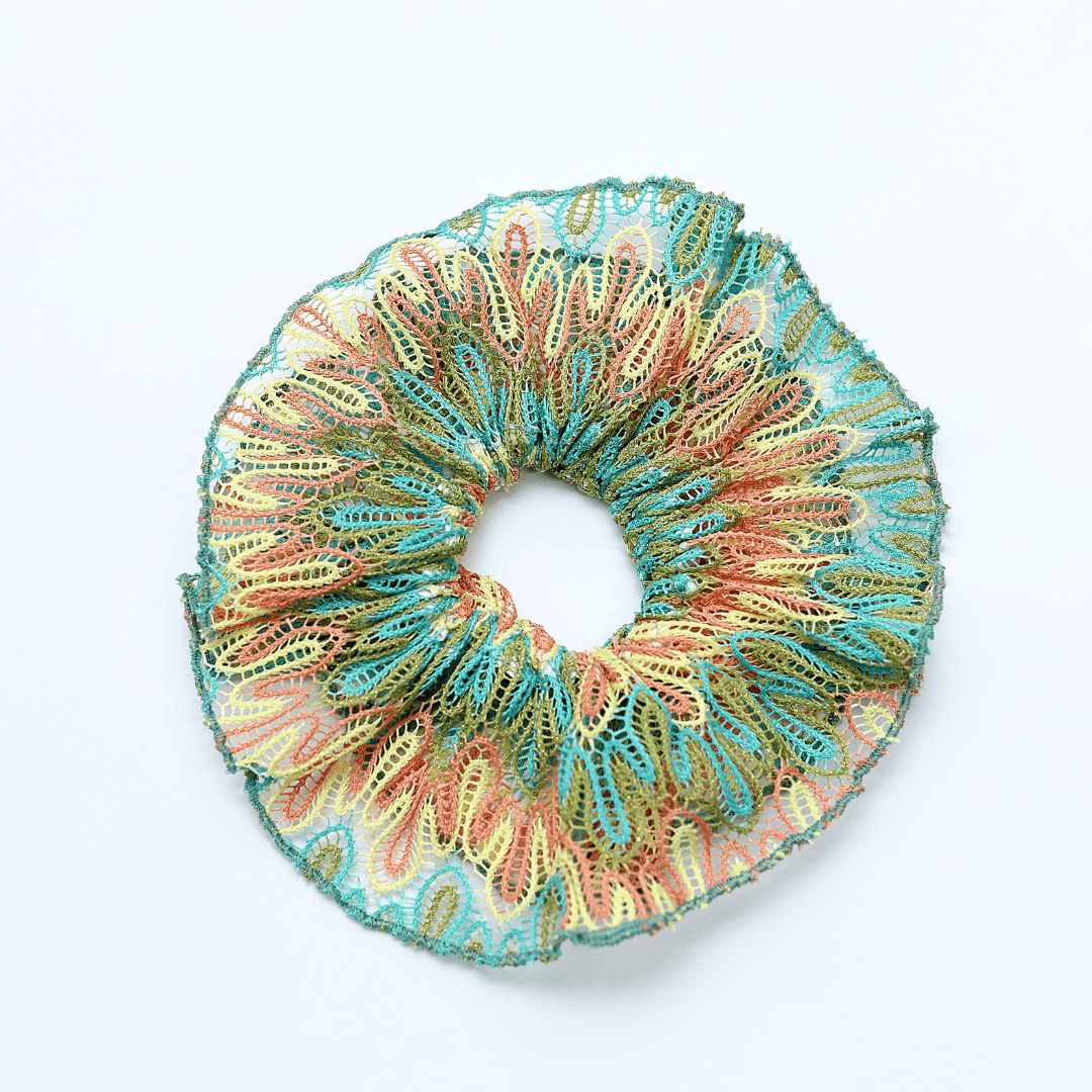 גומייה תחרה – טורקיז אפרסק 2