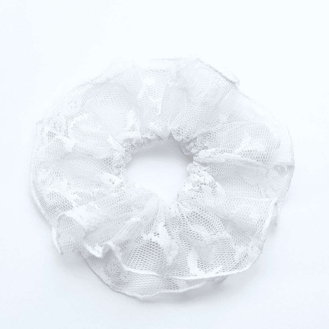 גומייה תחרה – לבנה קלאסית 2